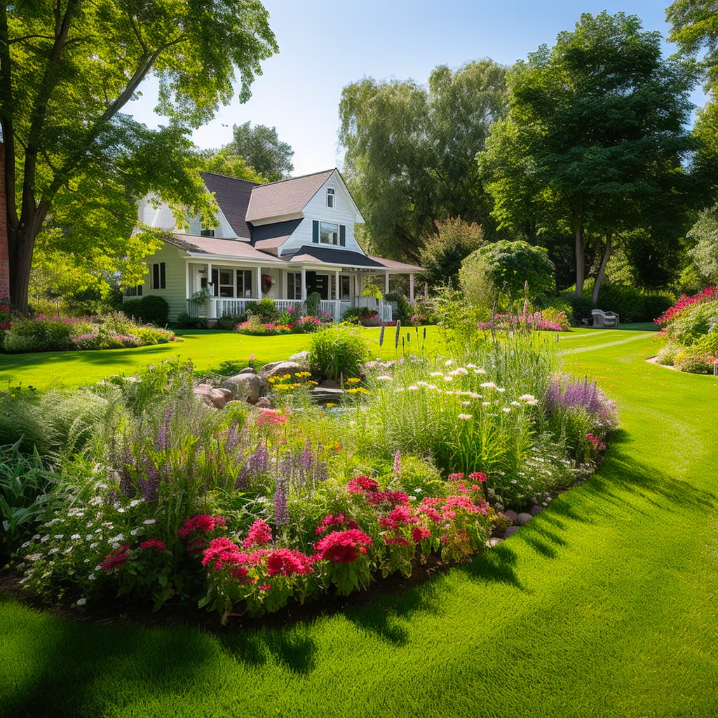 lawn without weeds